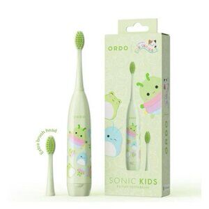 ORDO Sonic Kids Battery Toothbrush - Squishmallows Rutabaga- Green New In Box